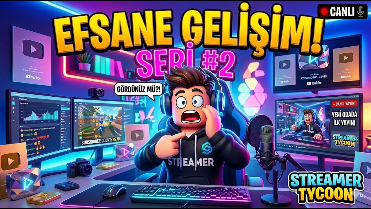 Yayıncı oldum (Stremer Tycoon ) 2.Bölüm