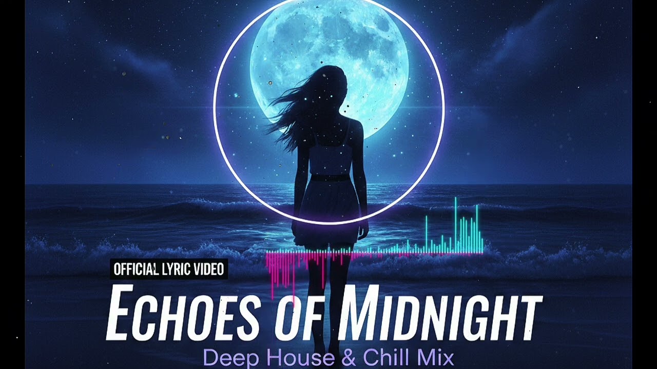 Echoes of Midnight - (Official Lyric Video) | Deep House & Chill Mix|