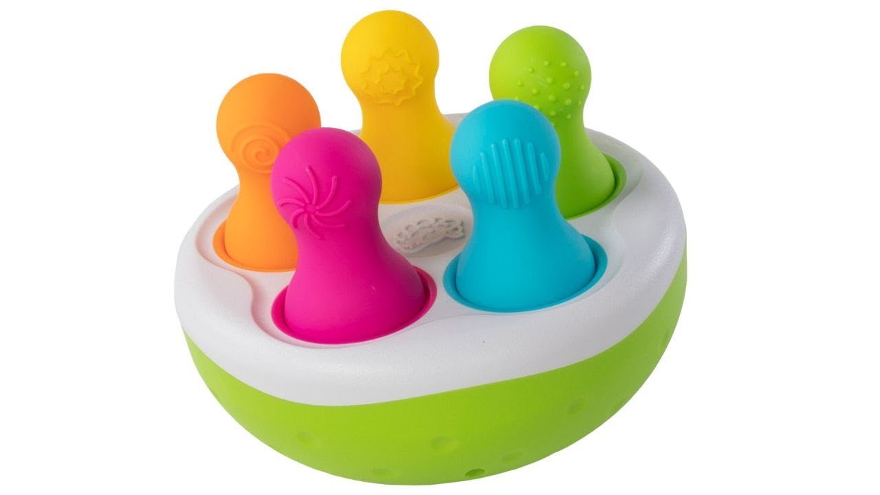 kolorowe Wańki Wstańki -  sorter Spinny Pins