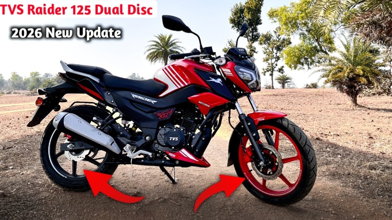 Finally New Update TVS Raider 125 Dual Disc Details Review | Price Mileage | New Update | Features ￼