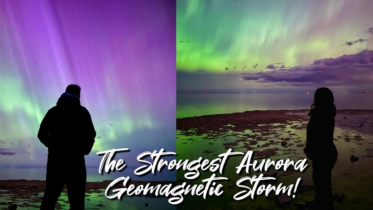 The Strongest Aurora Geomagnetic Storm In 20 Years!