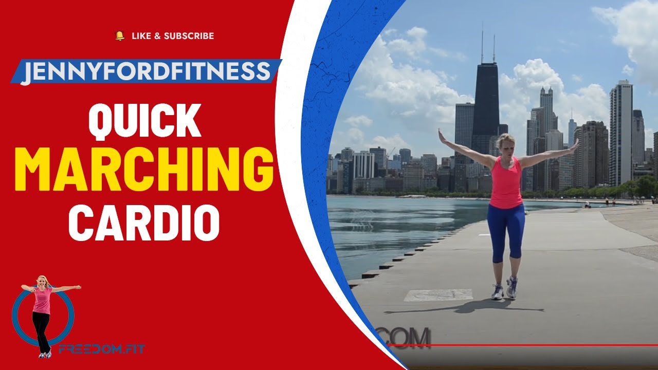 Marching Walking Workout | Chicago | Quick Time-Saver | Super Sweaty Calorie Burn | At-Home Fitness