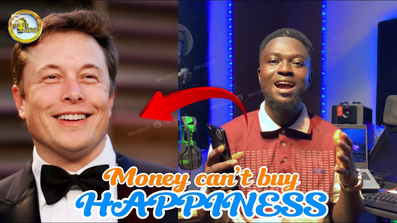 MONEY CAN’T BUY HAPPINESS Elon Mark speaks