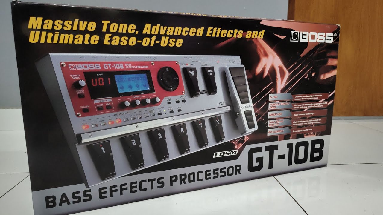 PEDALEIRA para BAIXO - GT10B Boss Effects Processor 🫣😯😁