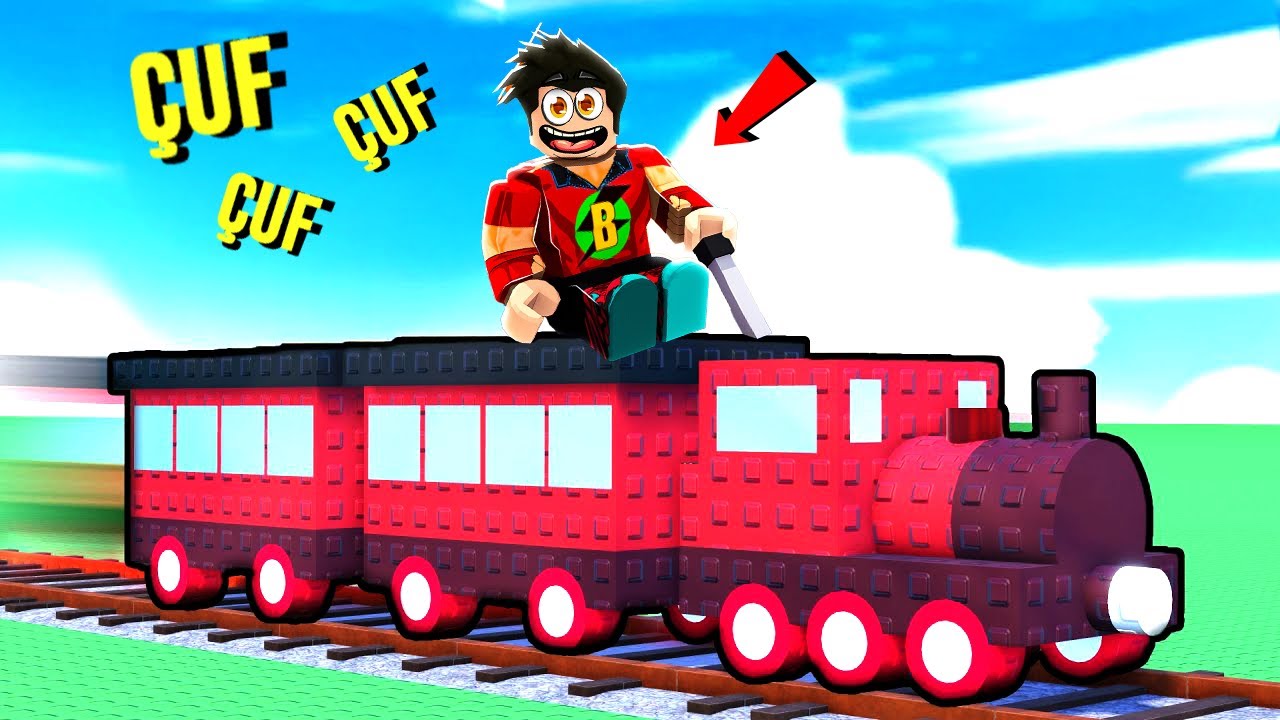 EN GÜÇLÜ TRENİ YAP VE YOLUN SONUNA GİT! - Roblox Train Build
