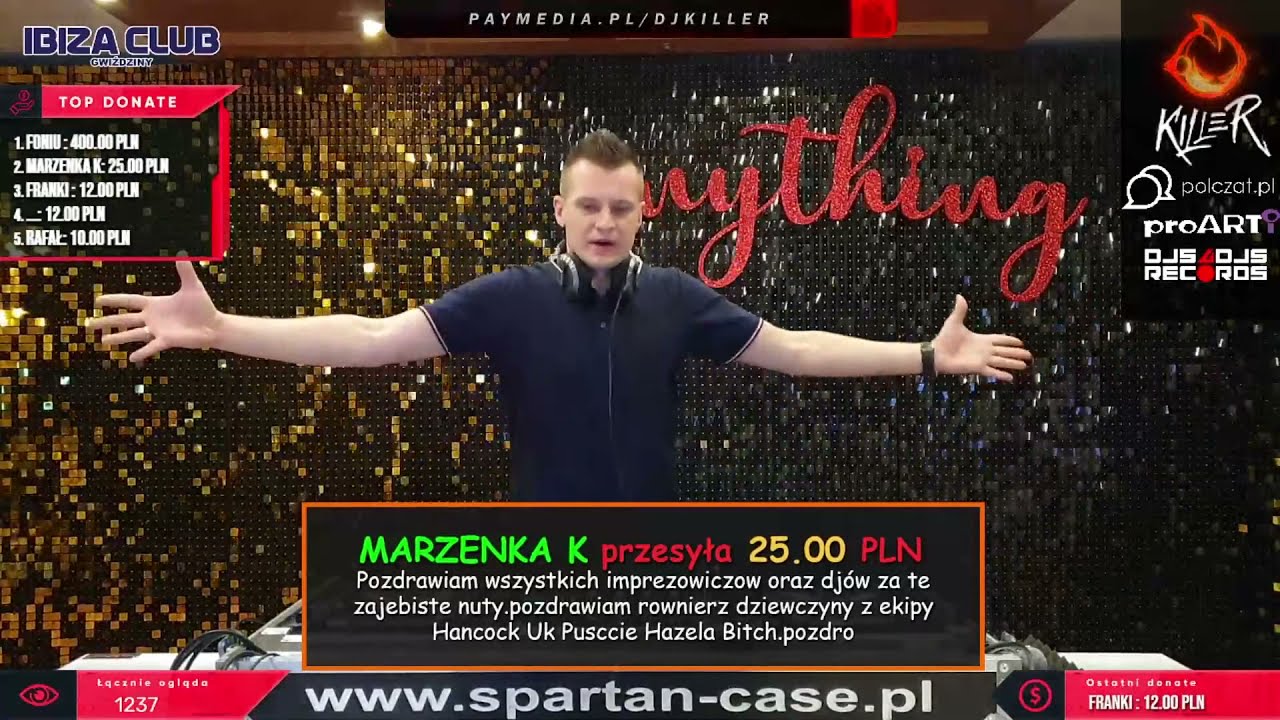 Dj Killer Live Mix - Niedzielne Granie Na Spontanie 11.04.2021