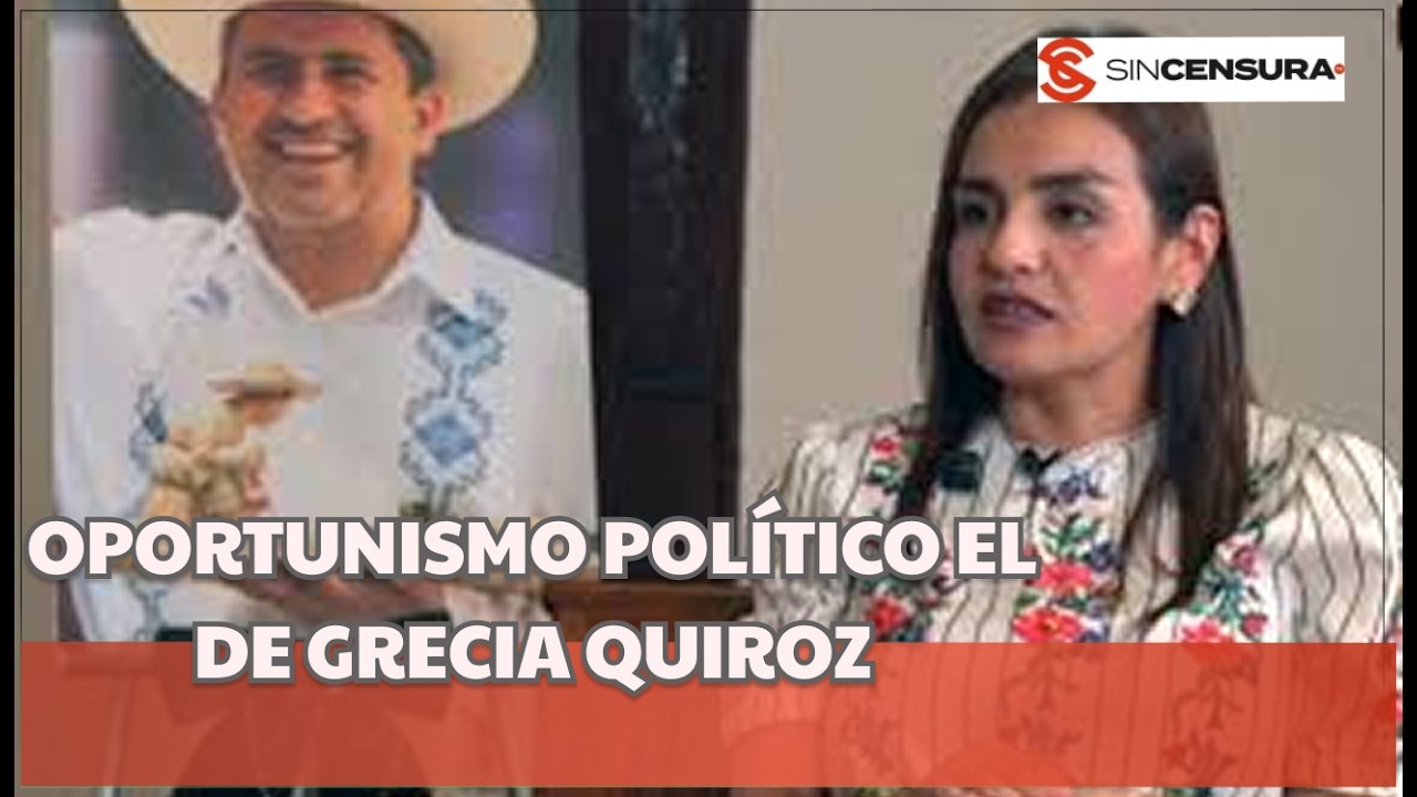 El CUERPO de MANZO estaba TIBIO y GRECIA QUIROZ ya hablaba de ELECCIONES