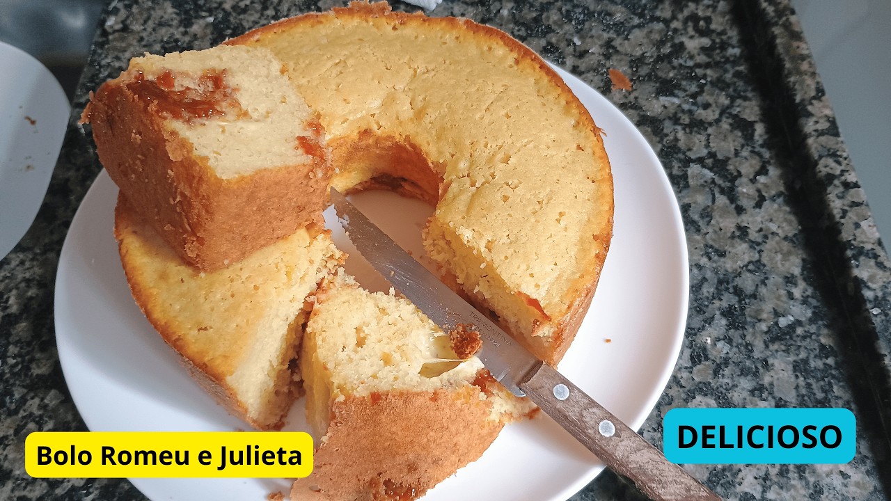 Bolo Romeu e Julieta #casalimpa #bolocaseiro #boloromeuejulieta #comidacaseira 