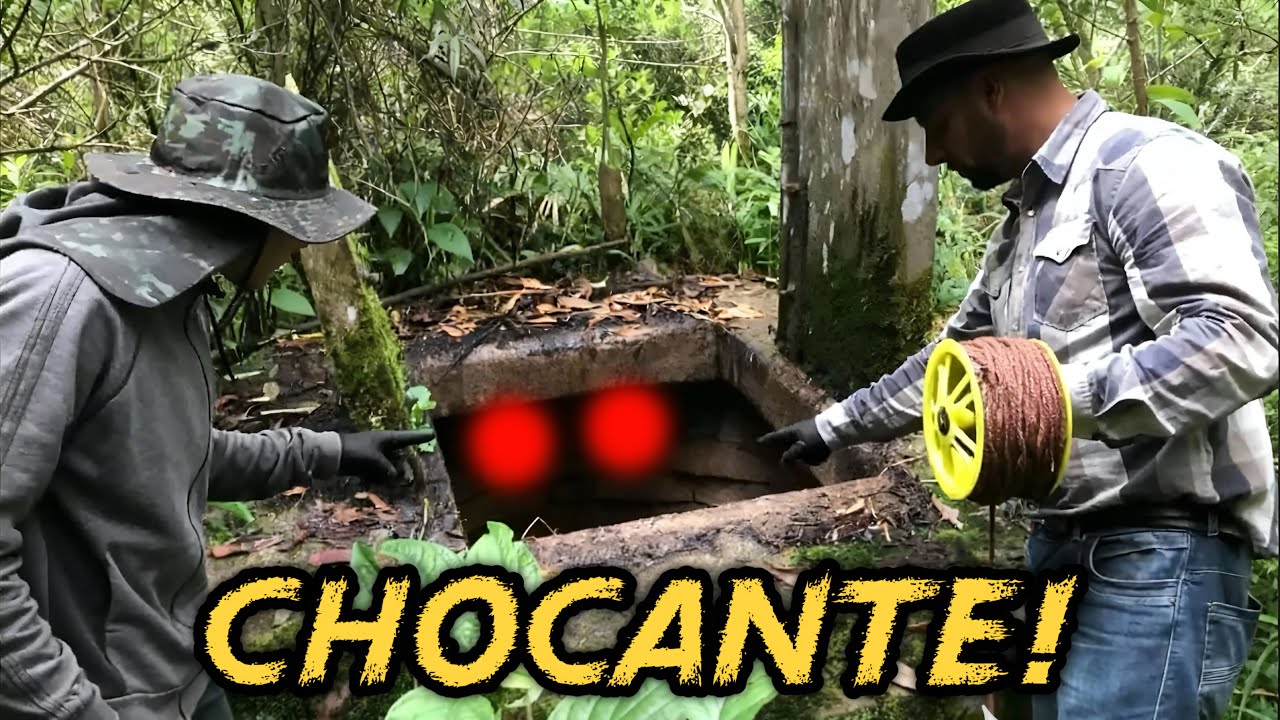 Algo chocante saiu desse poço centenário!