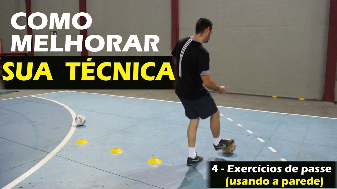 4 Exercícios de passe (usando a parede)