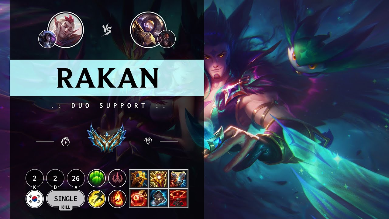 Rakan Support vs Blitzcrank - KR Challenger Patch 14.11