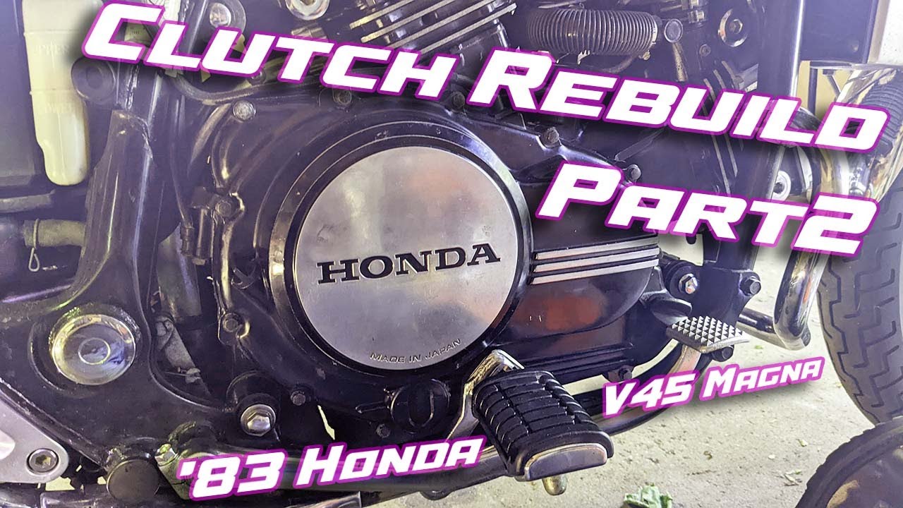 Clutch Teardown and Rebuild Part 2 - Barn Find 1983 Honda Magna V45
