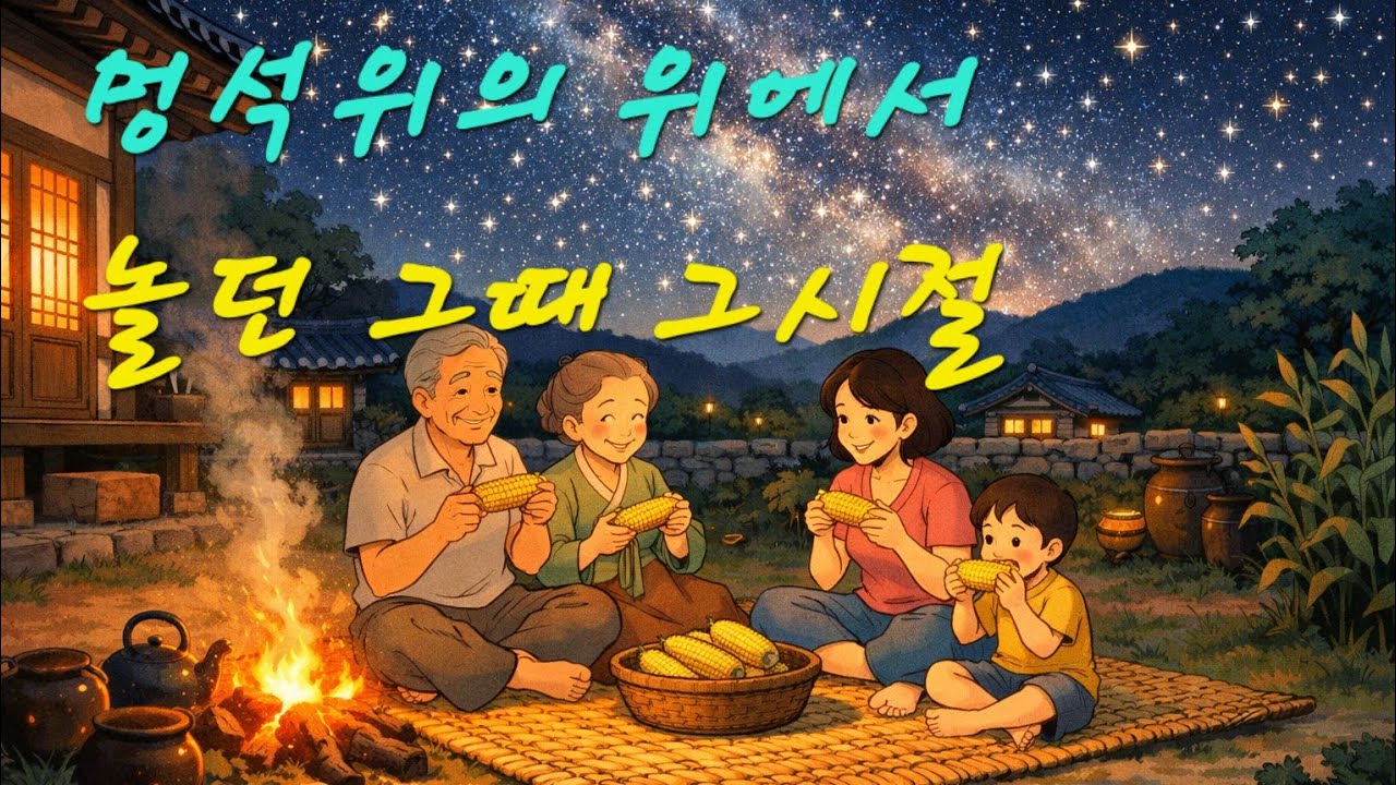 [트롯 메들리] 멍석 위에 누워 듣던 그 시절 고향의 밤하늘
