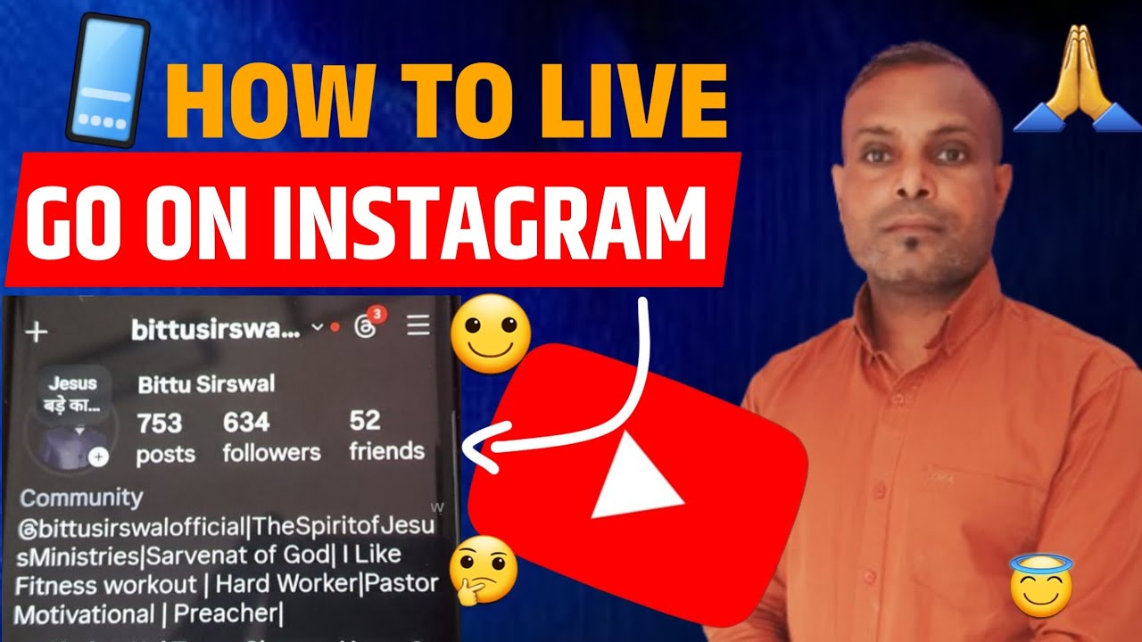 Instagram पर📱 Live कैसे हो |🤔 Live कैसे आ सकते है | How to Live in