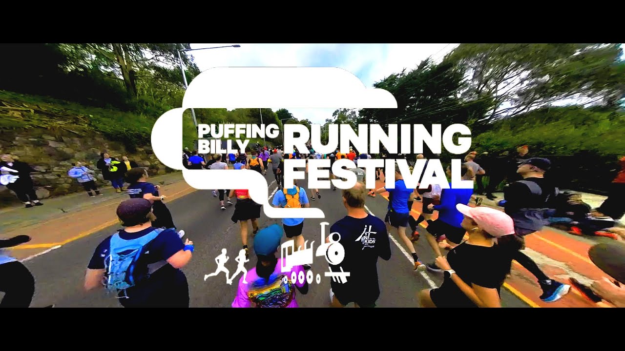 Puffing Billy Running Festival 2023 | The Great Train Race in Stunning 4K!