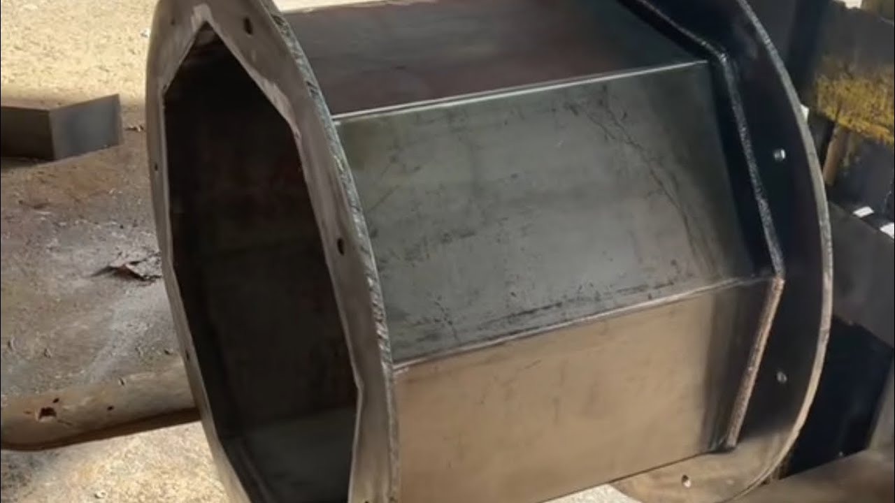 Snow chute for very large snow blower part 1