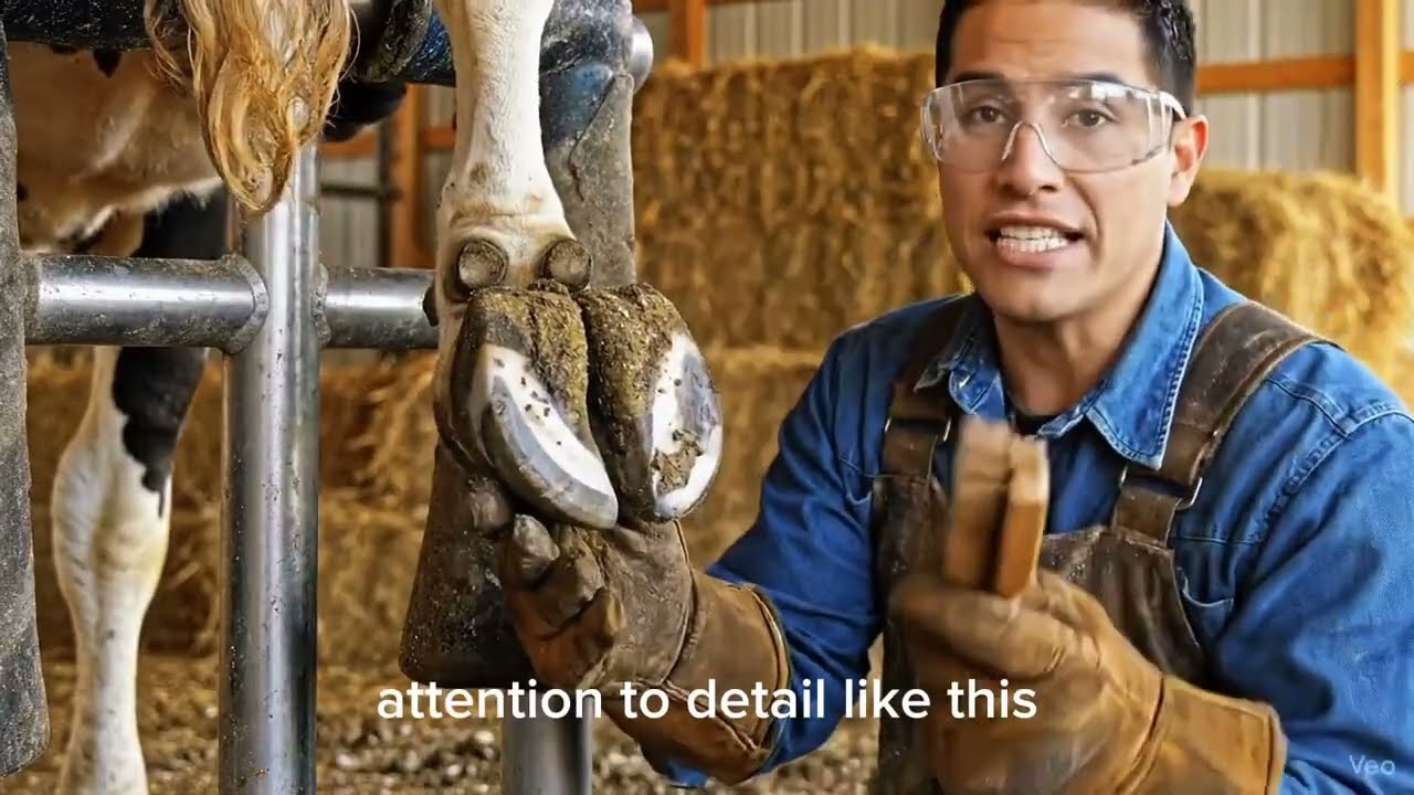 Cow Hoof Trimming & Cleaning | Step-by-Step Dairy Hoof Care Tutorial