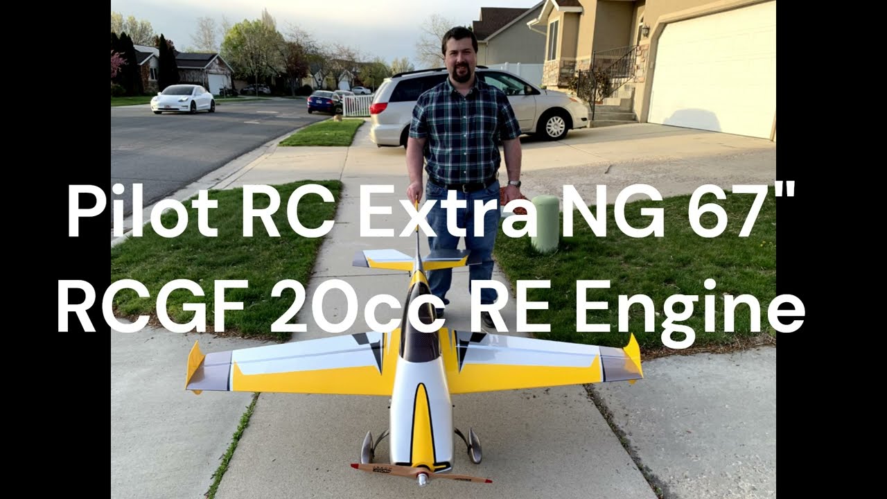 Pilot Extra NG 67" with RCGF 20cc RE Engine Third Flight