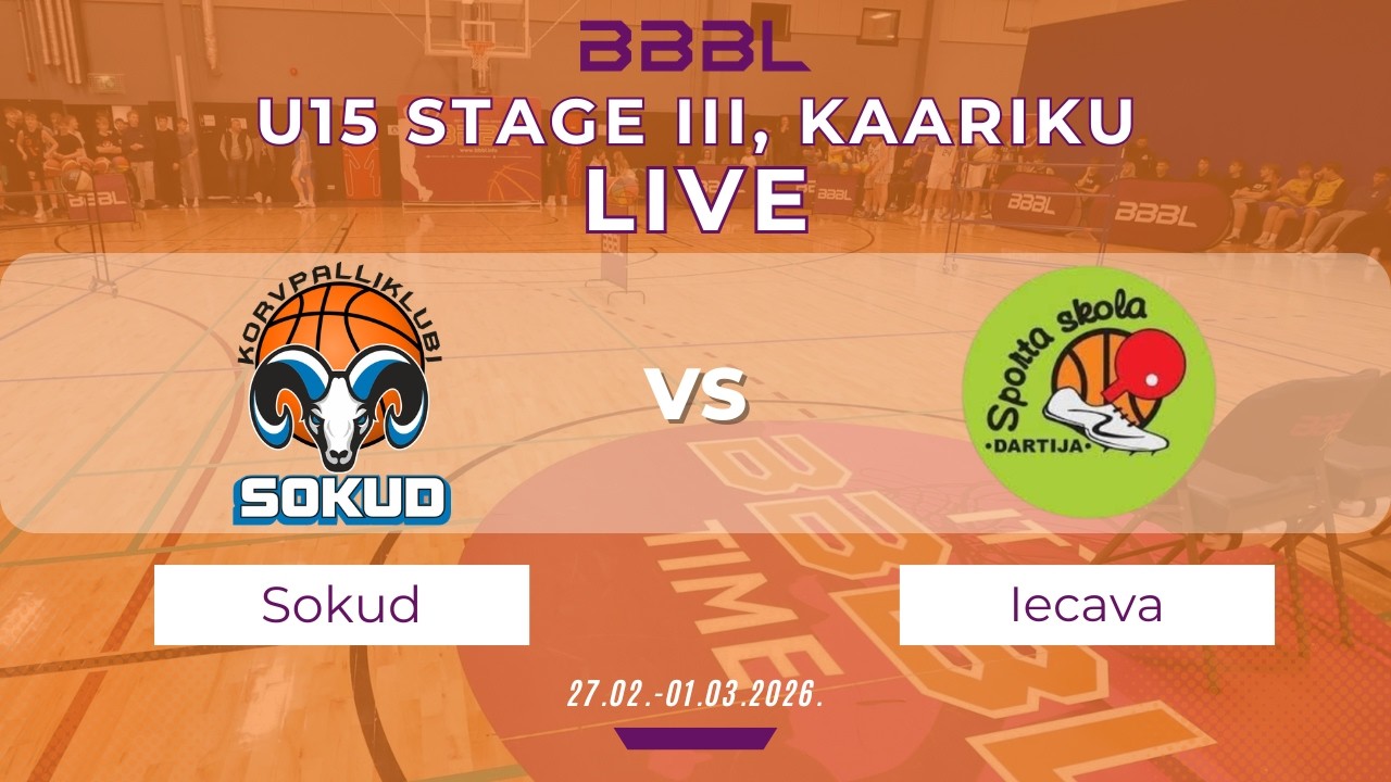 BC Kalev Cramo/KK Sokud 2011 vs Iecava 2011 | BBBL U15 | Stage III
