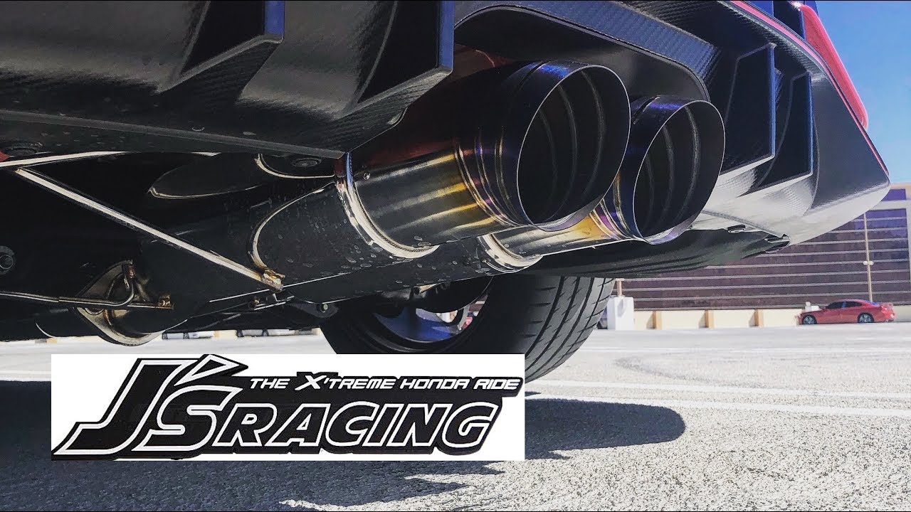 Civic Type R FK8 J's Racing 70RS Exhaust Sounds