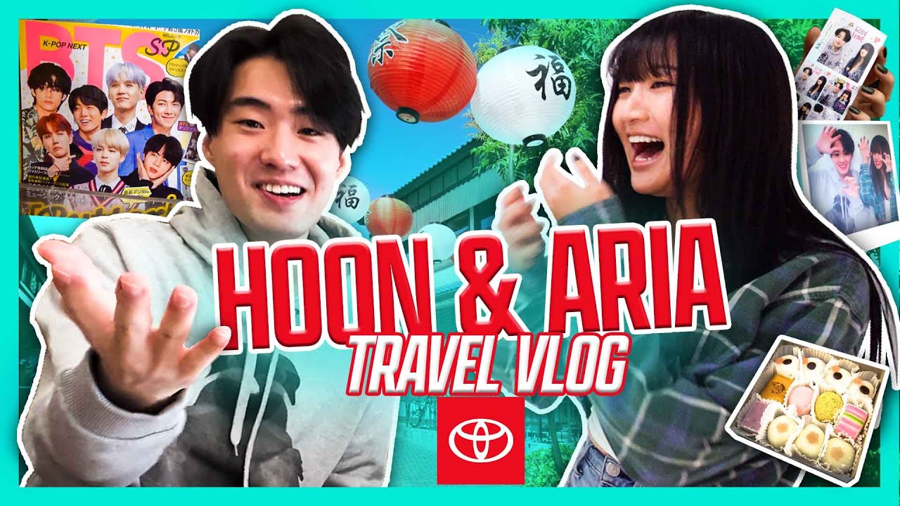 Hoon & AriaSaki Hang Out in LOS ANGELES! | SoCal Toyota Travel Vlog