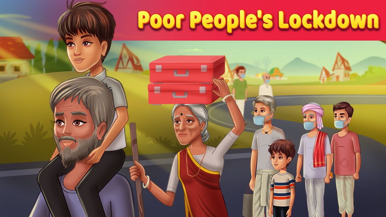 Poor People's Lockdown English Story - Moral Stories & English Fairy Tales | Learn English