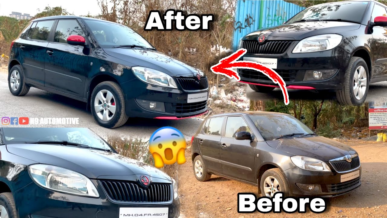 Skoda Fabia Get Back New & Diffrent Look | This Small Modification Change Your Car Look.