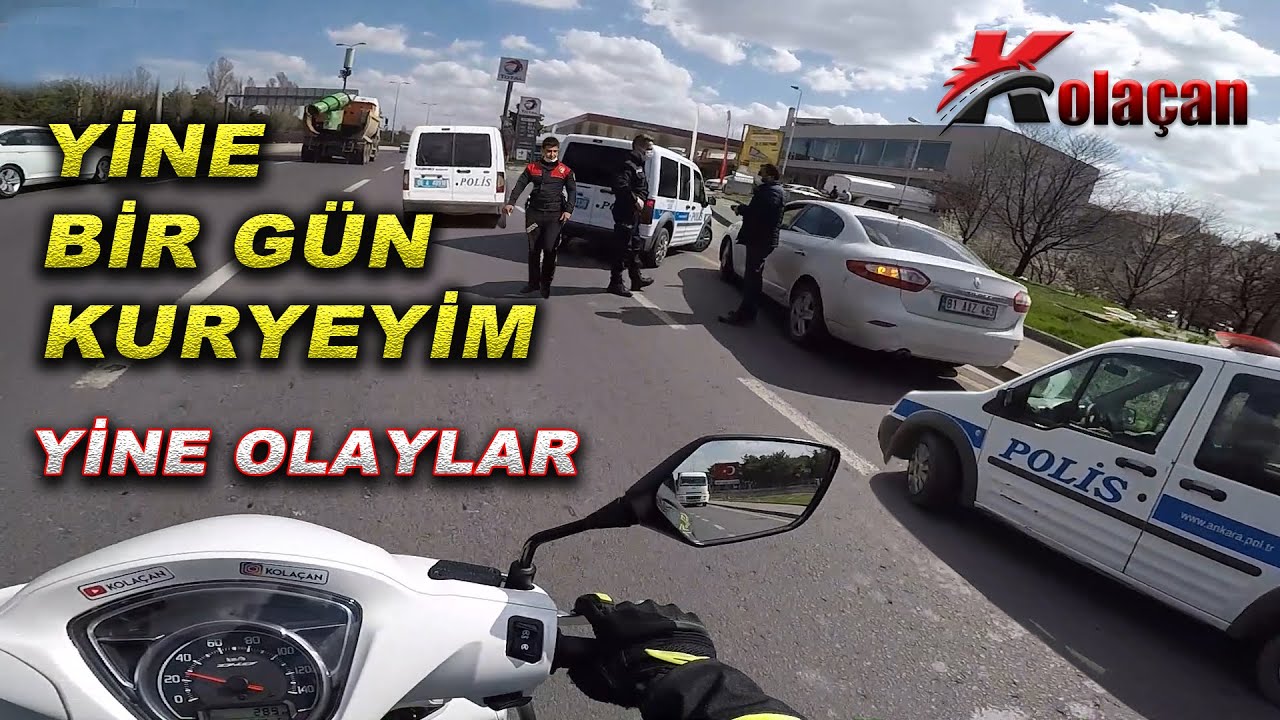 Kuryelikte başıma gelenler | Ankara da Sıradan bir gün | Kolaçan moto kurye günlüğü 2