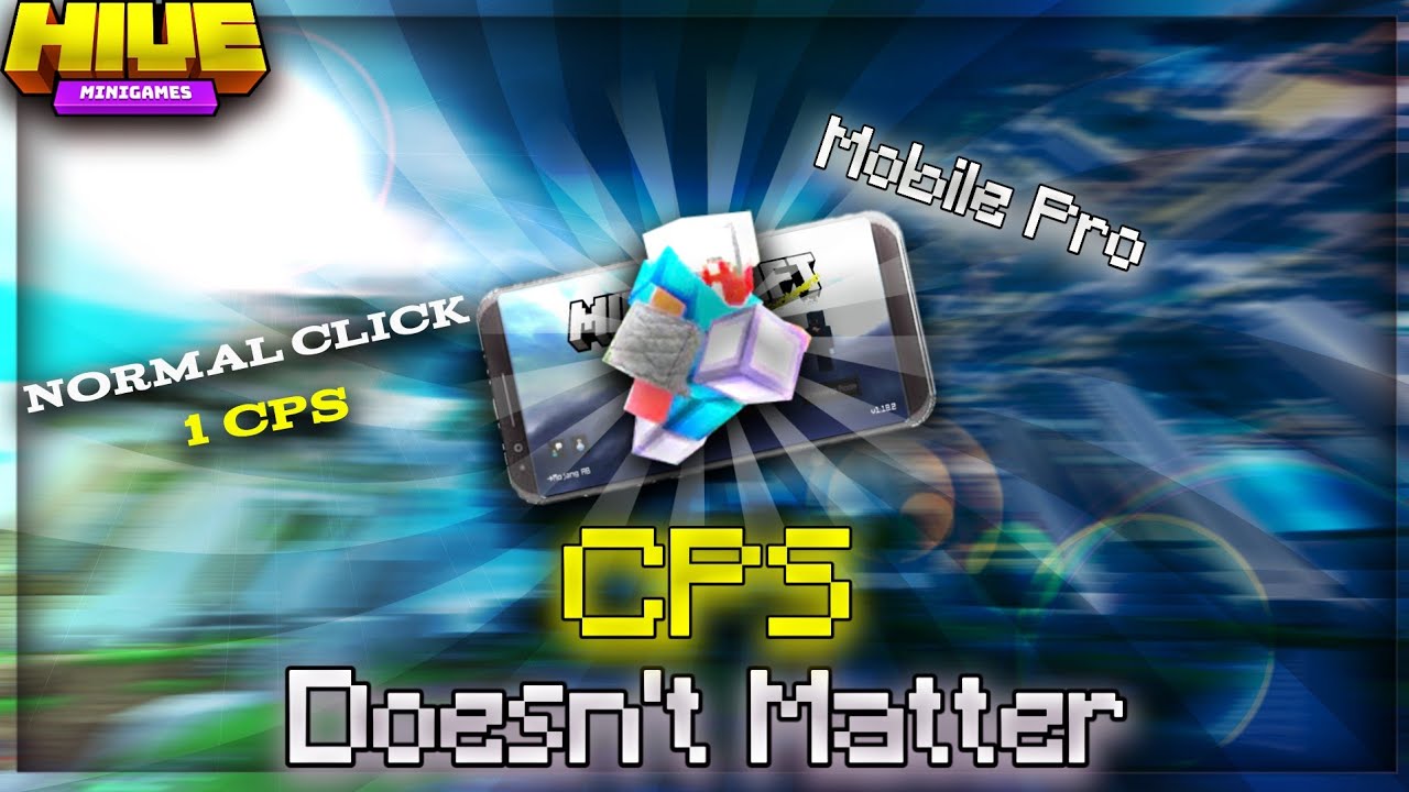 The Best Hive Mobile Phone Player Tries To 1 CPS On PC For The First Time... (Clean!?)