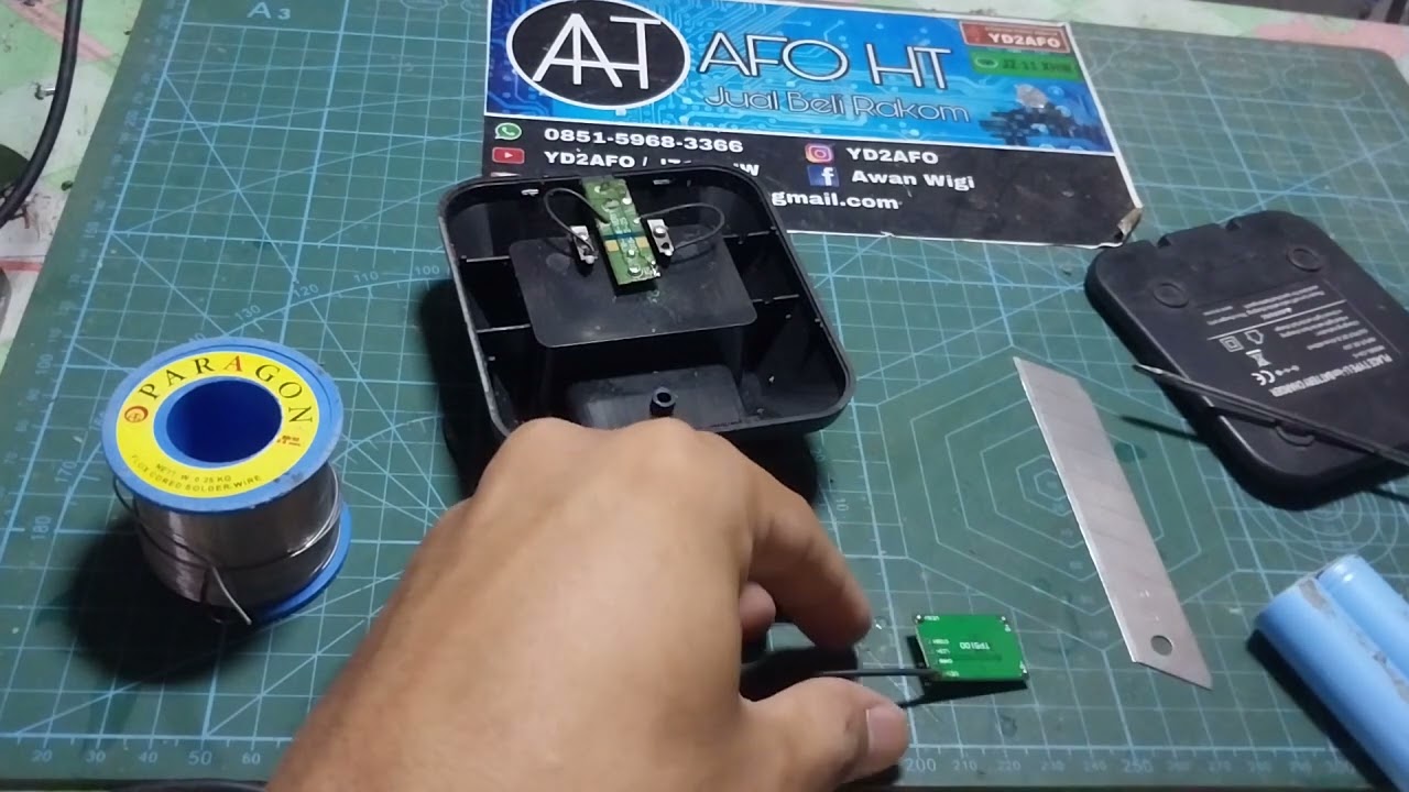 Memperbaiki Cas Ht baofeng