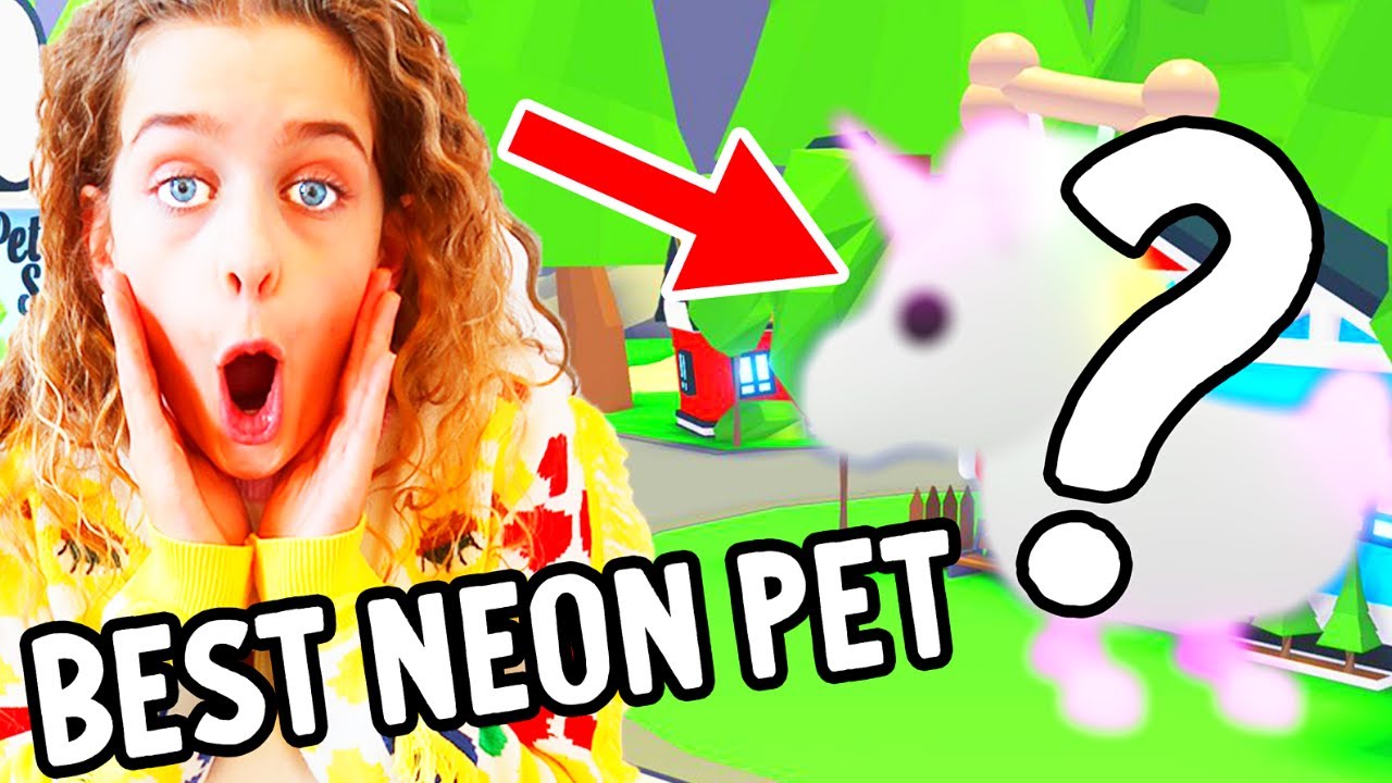 WHO CAN MAKE THE BEST NEON PET in Adopt Me Gaming w/ The Norris Nuts