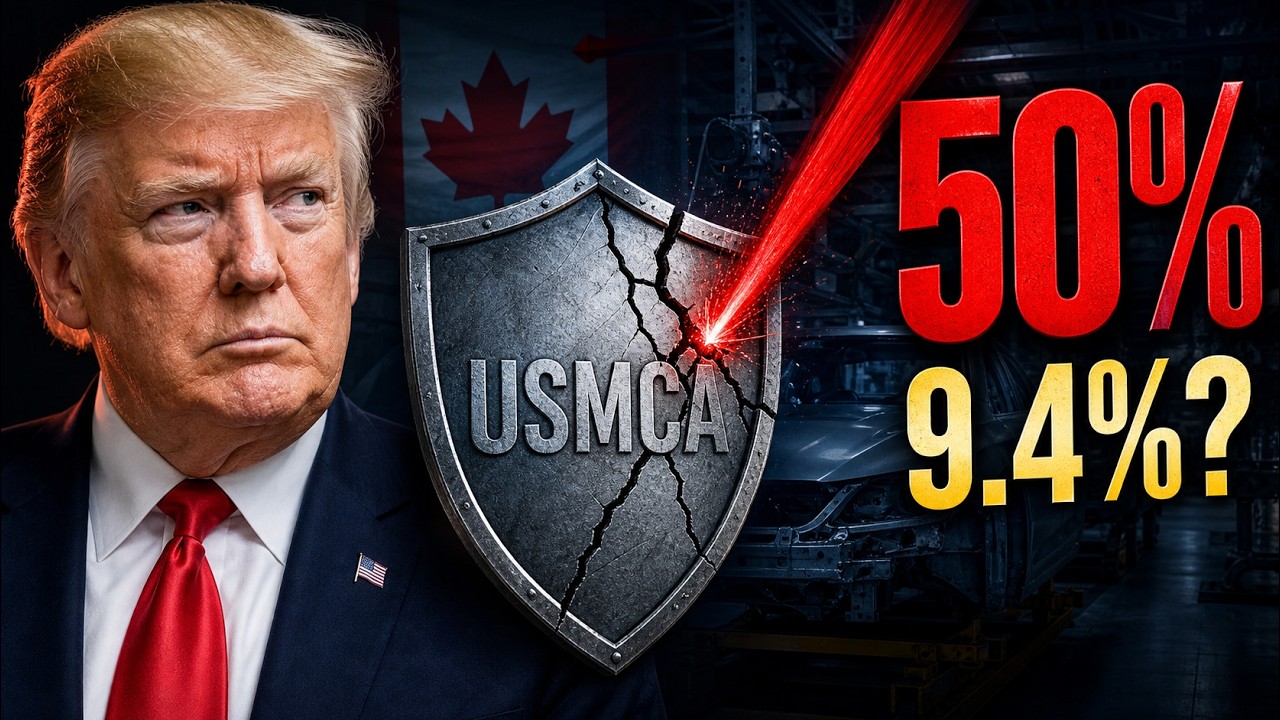 Trump Threatens 50% Tariffs on All Canadian Auto Parts - The Hidden USMCA Shield at Risk