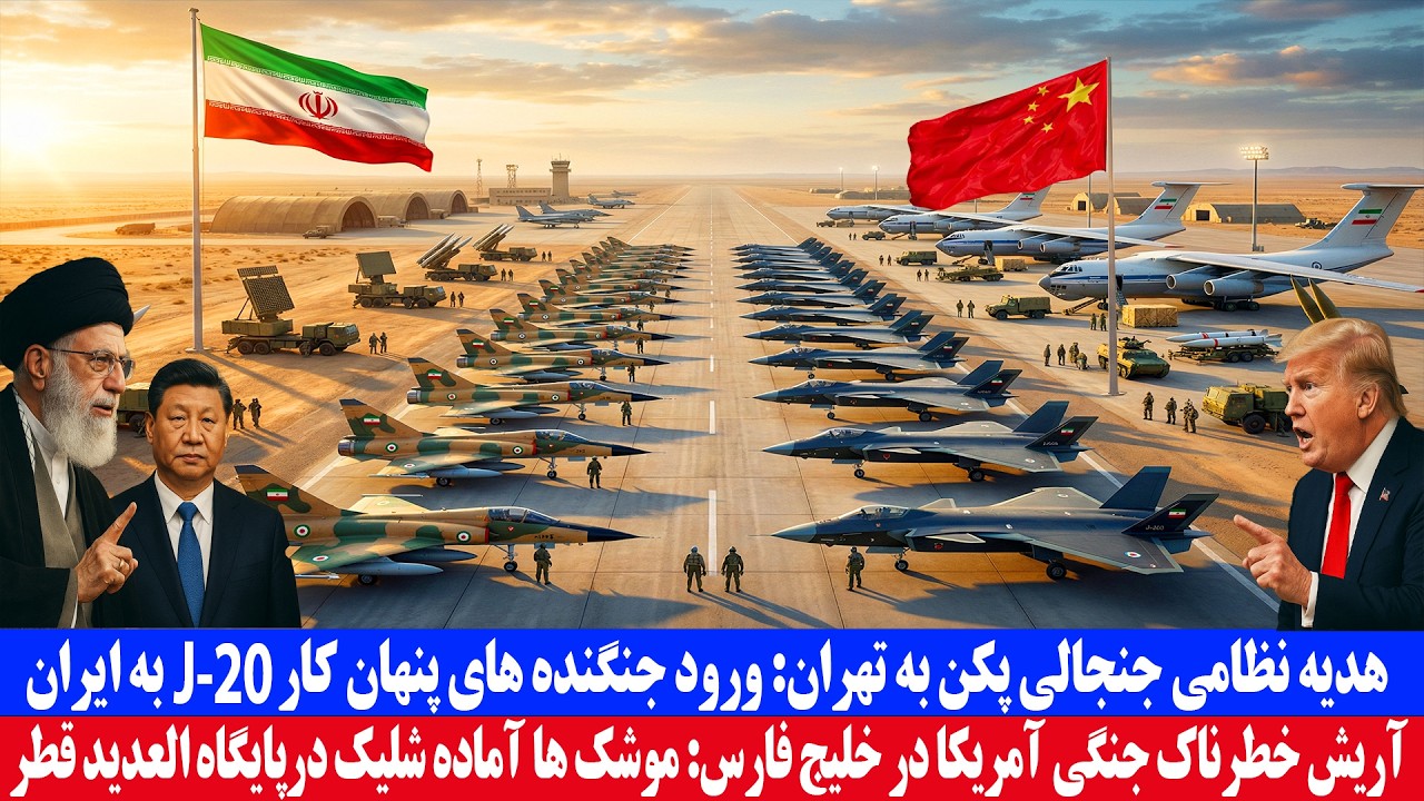 هدیه نظامی جنجالی پکن به تهران؛ ورود جنگنده های پنهان کار J-20 چین به ایران