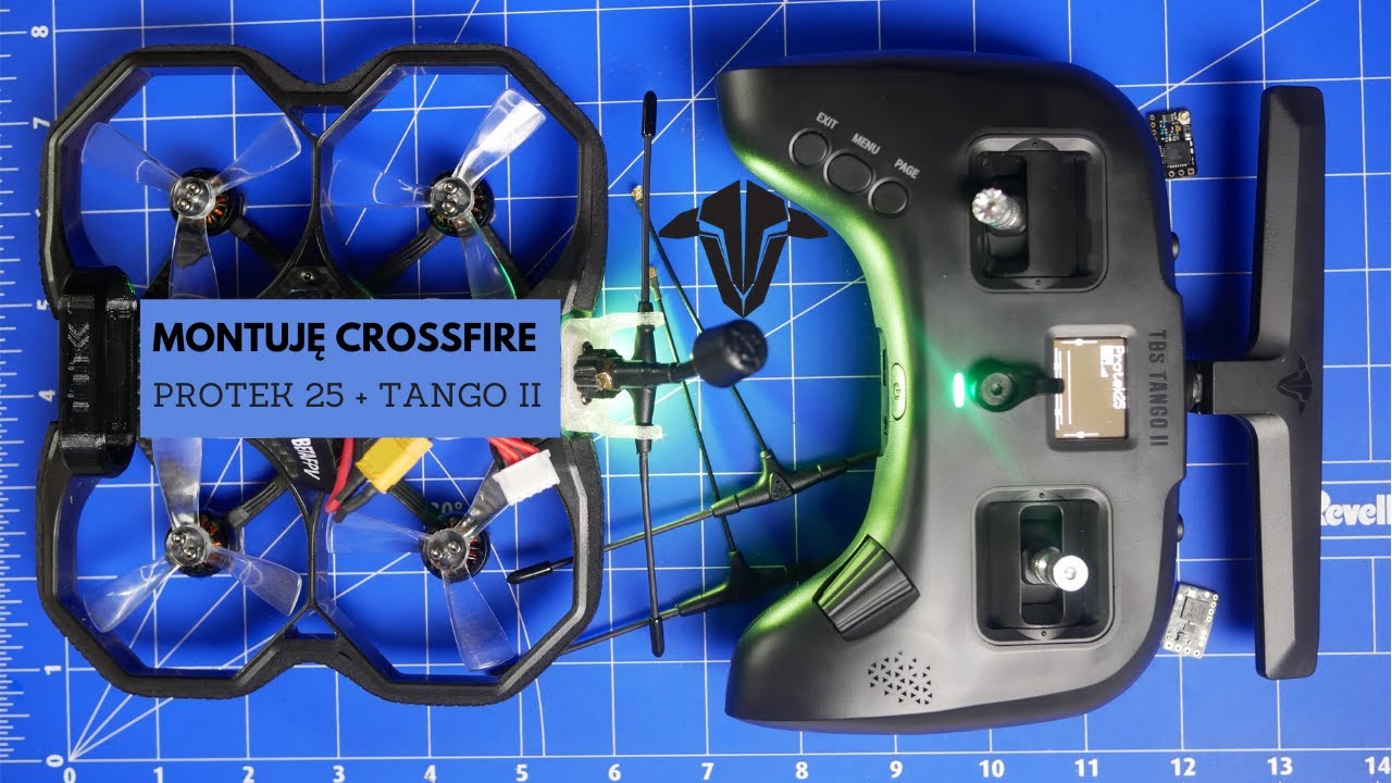 NAJLEPSZY ZASIĘG: iFlight Protek 25CROSSFIRE Nano RX + TBS Tango 2
