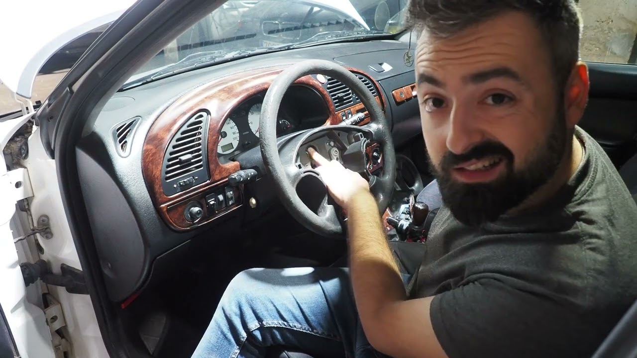 Monto  VOLANTE DE CUERO en mi Xsara y le hacemos el MANTENIMIENTO y ADITIVOS - Citroen Xsara 1.9 TD