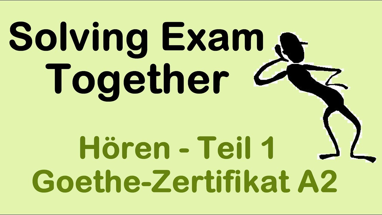 Solving Exam Together | A2 Hören | Teil 1 | Desi Learn German | Hindi/Urdu