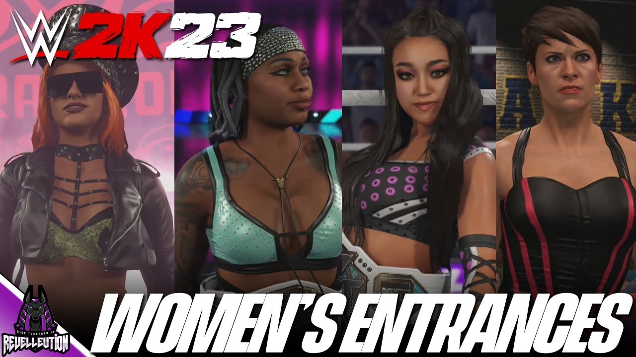 WWE 2K23: All Women's Entrances 