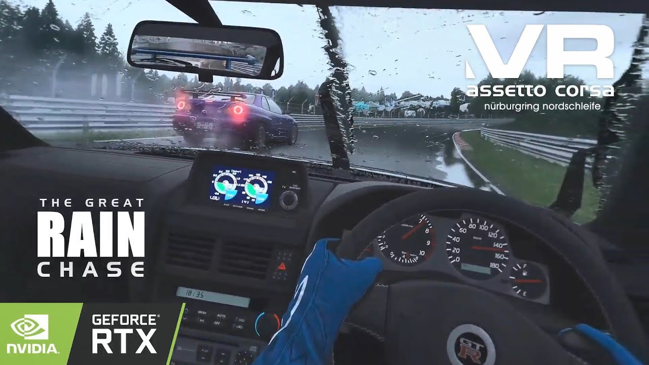 Assetto Corsa VR - The Great Rain Chase | RTX3060Ti | Oculus/Meta Quest 2