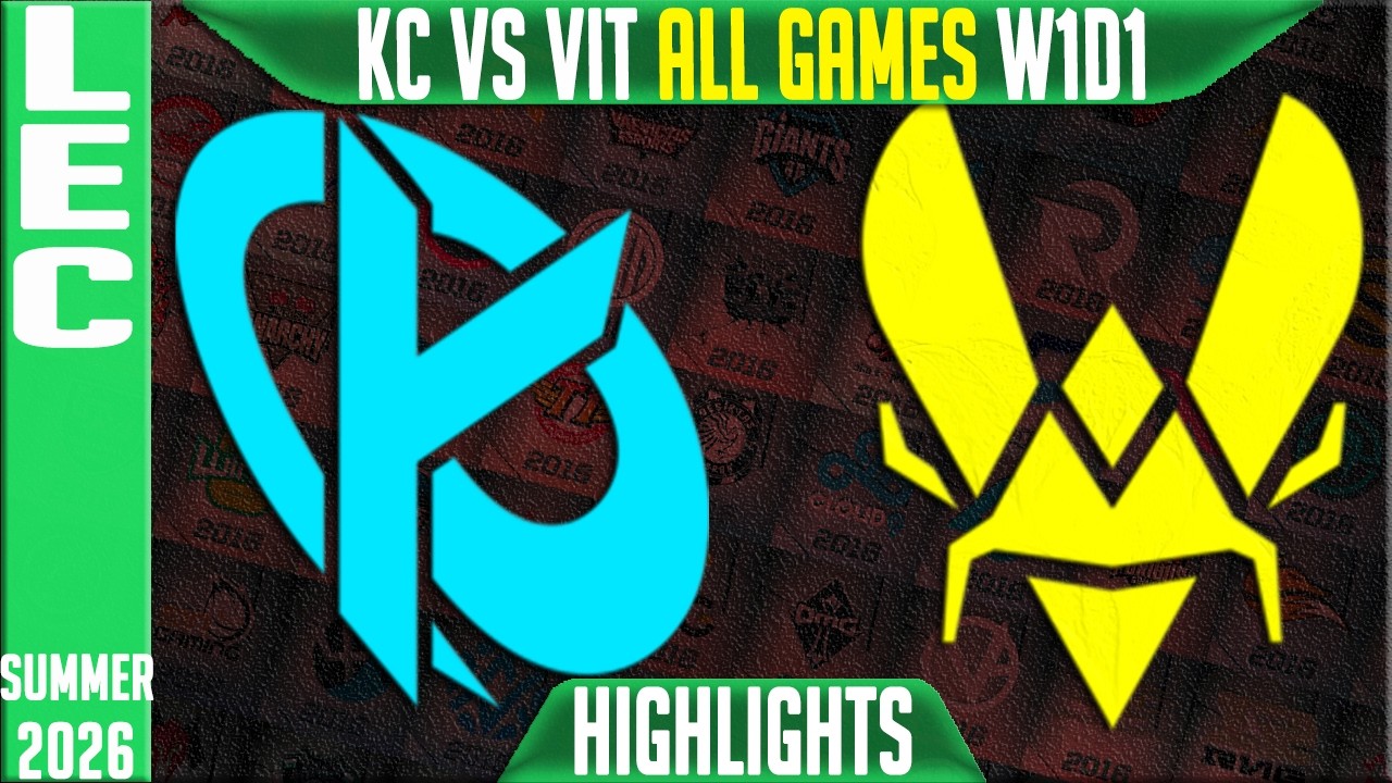 KC vs VIT Highlights ALL GAMES | LEC Summer 2026 W1D1 | Karmine Corp vs Team Vitality