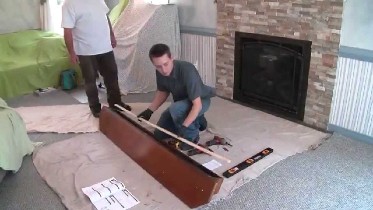 Installing a Pearl Mantels Shelf
