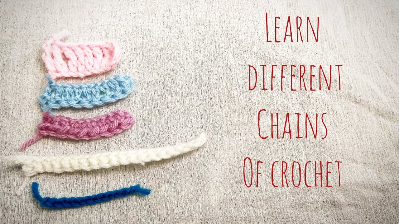 Different chains of crochet #crochet 
