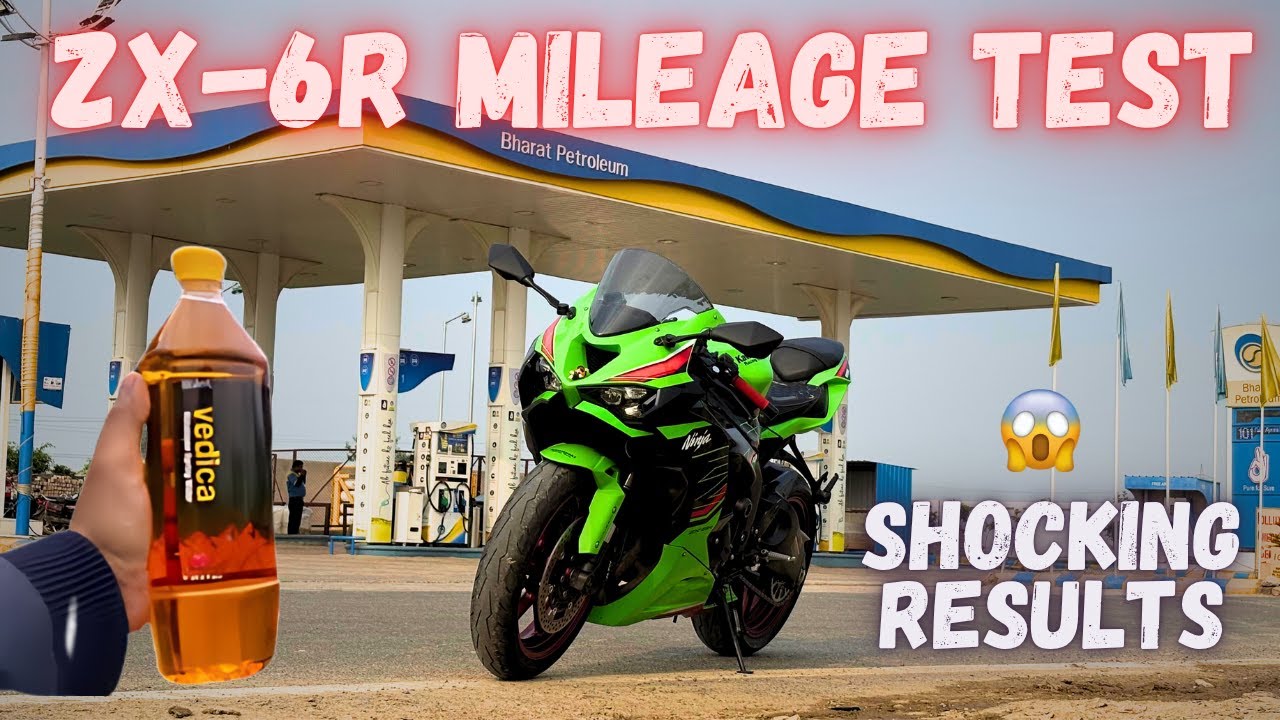 Kawasaki Ninja ZX-6R mileage test | Unbelievable Results 😱
