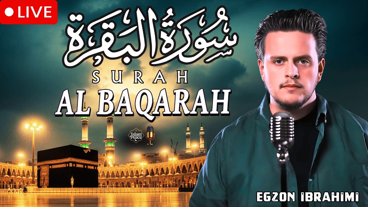 🔴 LIVE NOW | Surah Al-Baqarah (سورة البقرة) Full Recitation for Home Protection & Barakah