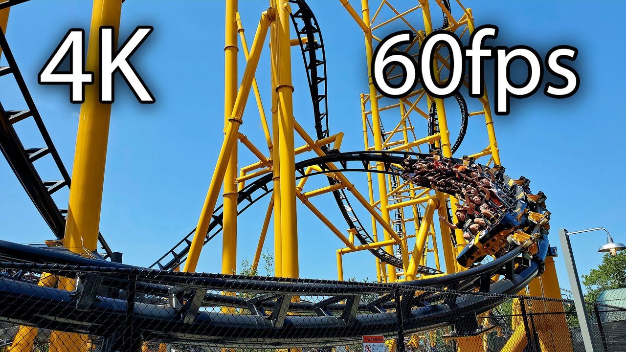 Steel Curtain 4K off-ride @60fps w/Pittsburgh Steelers Kennywood
