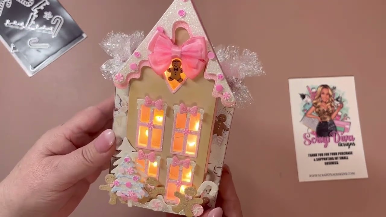 Slimline House Roof add on die set ft @ScrapDiva29 #scrapdivadesigns