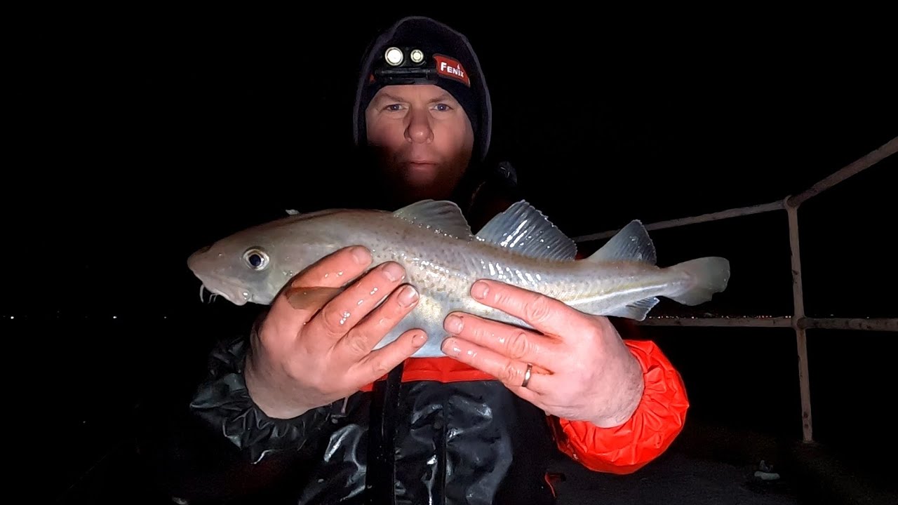 Cod Fishing at Eastham Slab, River Mersey - 17/12/22