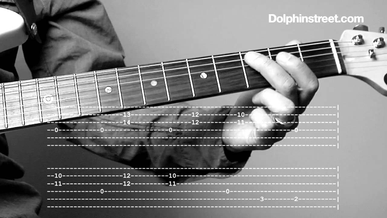 Blues Guitar Lesson - Shuffle Rhythm & Chords 