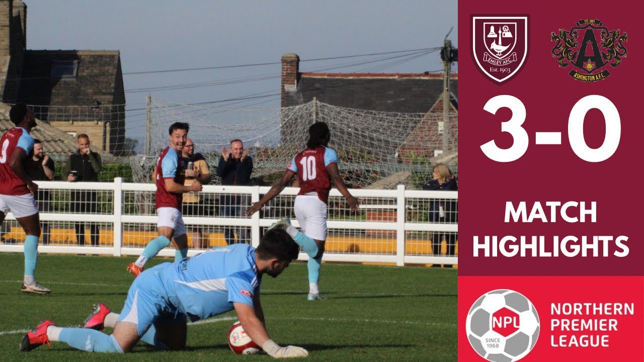 Mampalas brace and Dawsons tidy finish as Emley defeat Ashington. || Emley 3-0 Ashington ||