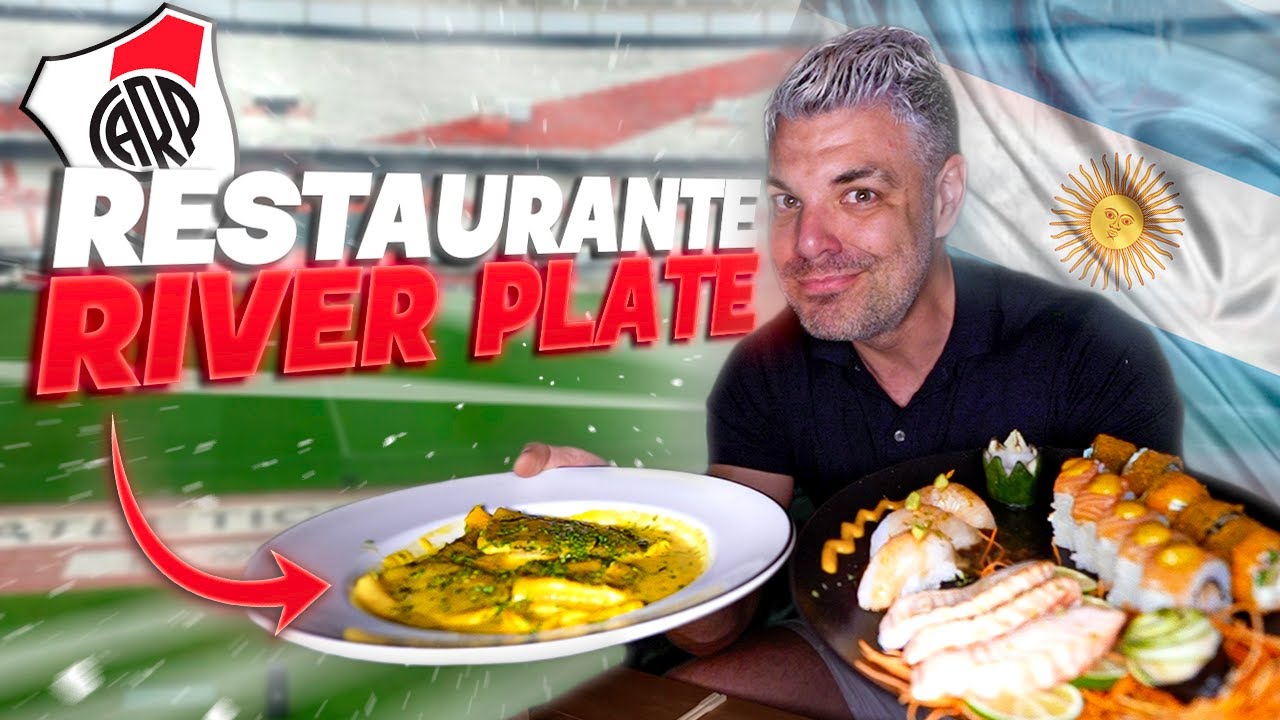 COMIENDO en el NUEVO RESTAURANTE DEL ESTADIO RIVER PLATE 🇦🇷 🍖 *BARRIO RIVER Vs BOCA*