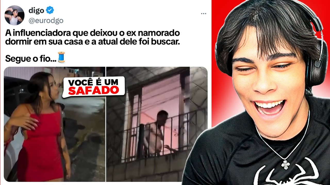 ELE DORMIU NA CASA DA EX E A ATUAL FOI BUSCÁ-LO NA PORRADA! 😳